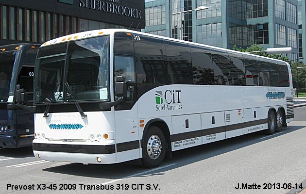 BUS/AUTOBUS: Prevost X3-45 2009 Transbus