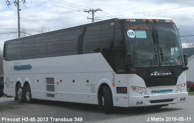 BUS/AUTOBUS: Prevost H3-45 2013 Transbus