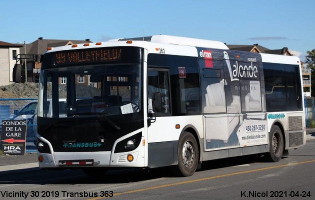 BUS/AUTOBUS: Vicinity 30 2019 Transbus