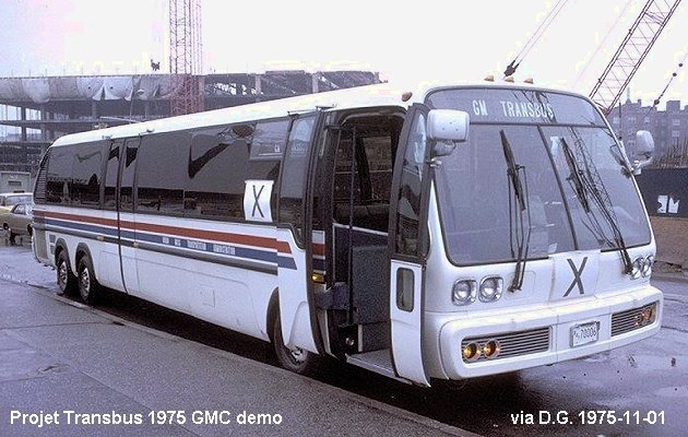 BUS/AUTOBUS: GMC Transbus 1975 Projet Transbus