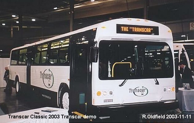 BUS/AUTOBUS: Transcar Classic 2003 Transcar