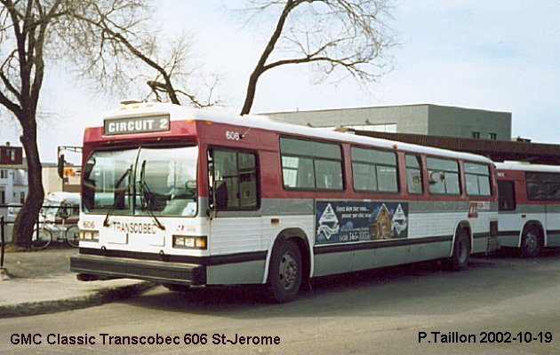 BUS/AUTOBUS: GMC Classic 1986 Transcobec