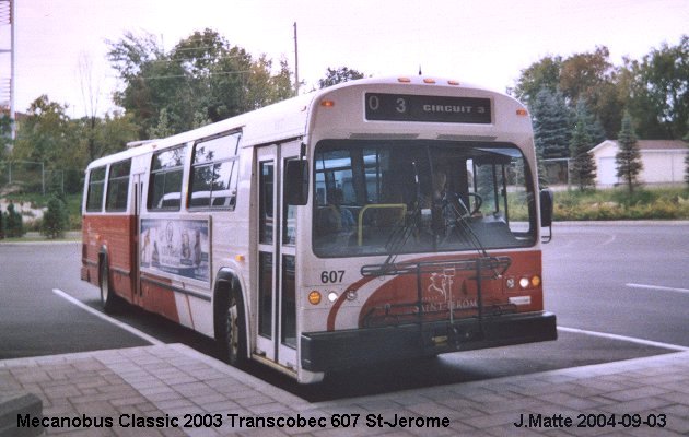 BUS/AUTOBUS: Mecanobus Classic 2003 Transcobec