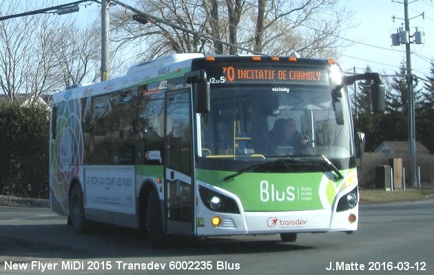 BUS/AUTOBUS: New Flyer MiDi 2015 Transdev