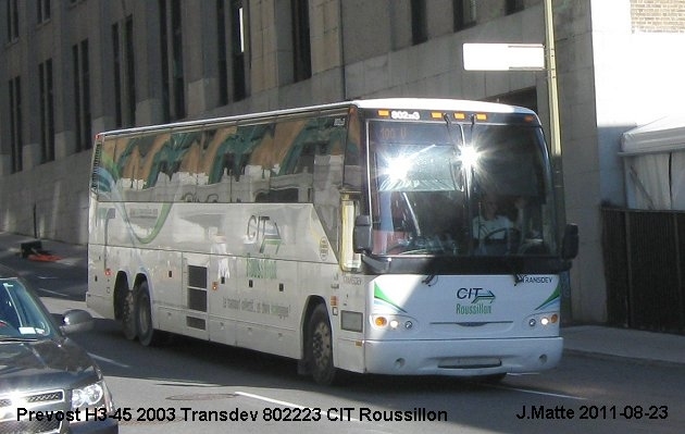 BUS/AUTOBUS: Prevost H3-45 2003 Transdev
