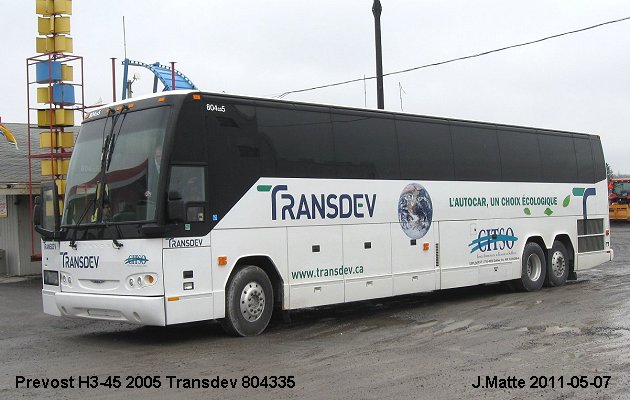 BUS/AUTOBUS: Prevost H3-45 2005 Transdev