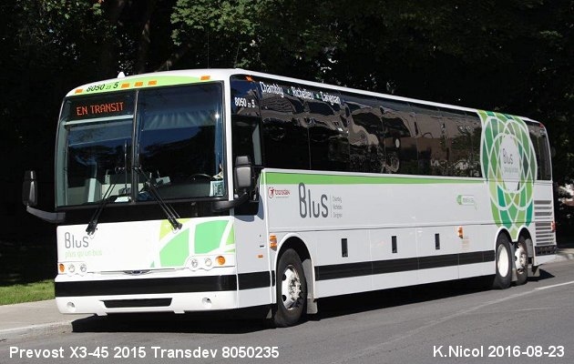BUS/AUTOBUS: Prevost X3-45 2015 Transdev