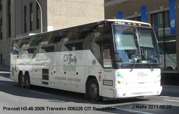 BUS/AUTOBUS: Prevost XL-45 2005 Transdev