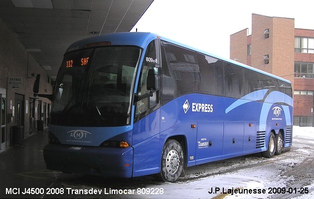 BUS/AUTOBUS: MCI J4500 2008 Transdev