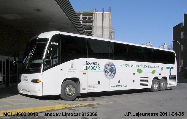 BUS/AUTOBUS: MCI J4500 2010 Transdev