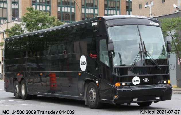 BUS/AUTOBUS: MCI J4500 2009 Transdev