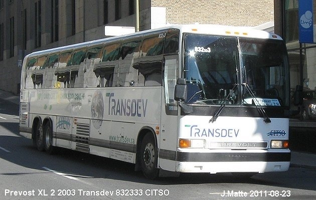 BUS/AUTOBUS: Prevost XL-2 2003 Transdev