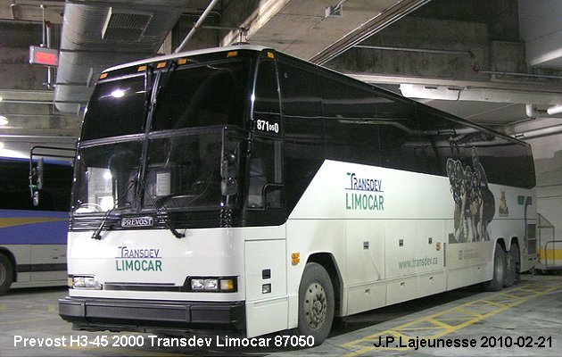 BUS/AUTOBUS: Prevost H3-45 2000 Transdev Limocar