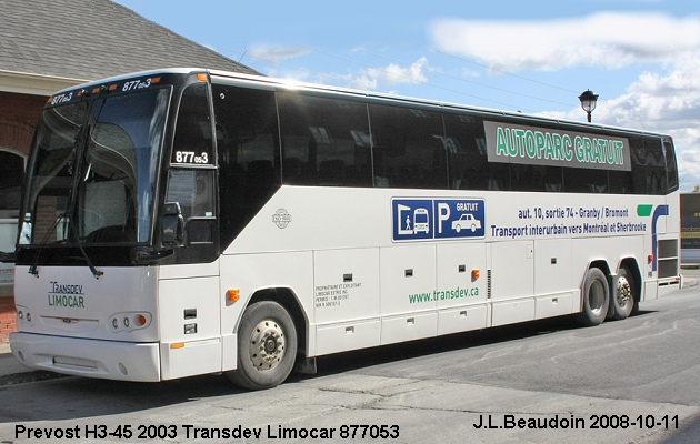 BUS/AUTOBUS: Prevost H3-45 2003 Transdev