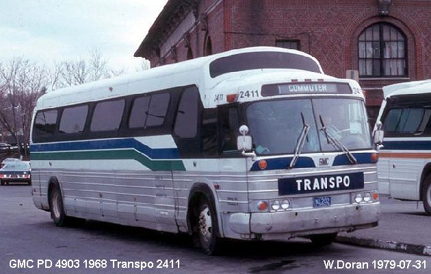 BUS/AUTOBUS: GMC PD 4903 1968 Transpo