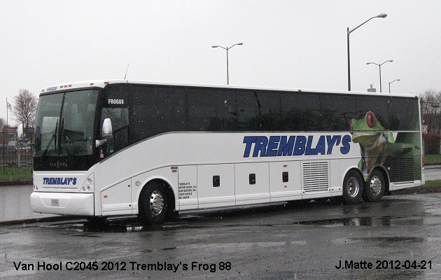 BUS/AUTOBUS: Van Hool C20445 2012 Tremblay s