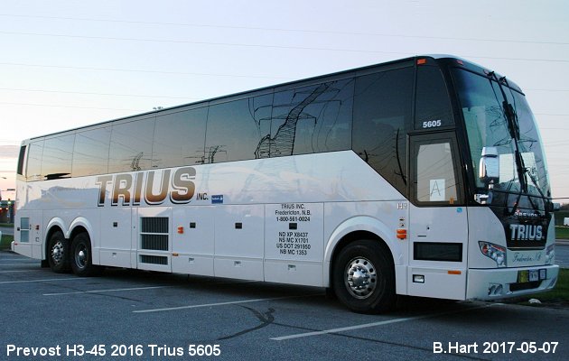 BUS/AUTOBUS: Prevost H3-45 2016 Trius