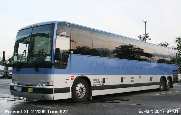 BUS/AUTOBUS: Prevost XL-2 2009 Trius