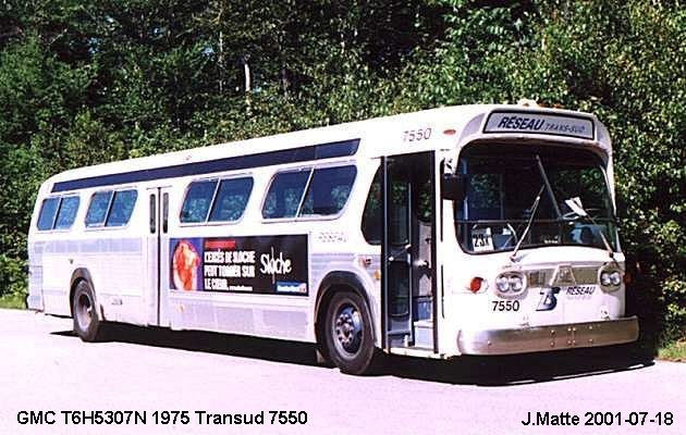 BUS/AUTOBUS: GMC T6H5307N New Look 1975 Transud