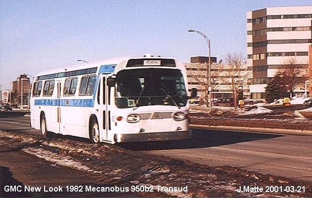 BUS/AUTOBUS: GMC New Look 1982 Transud