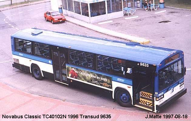 BUS/AUTOBUS: Novabus Classic 1996 Transud