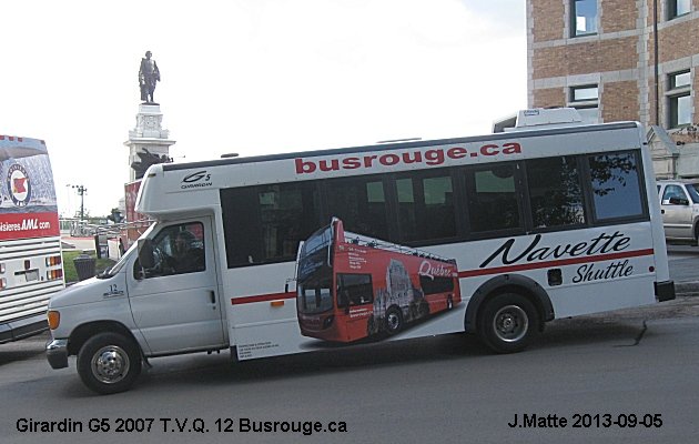 BUS/AUTOBUS: Girardin G5 2007 T.V.Q.