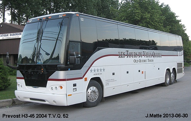 BUS/AUTOBUS: Prevost H3-45 2004 T.V.Q.
