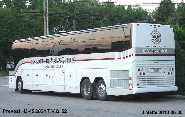 BUS/AUTOBUS: Prevost H3-45 2004 T.V.Q.