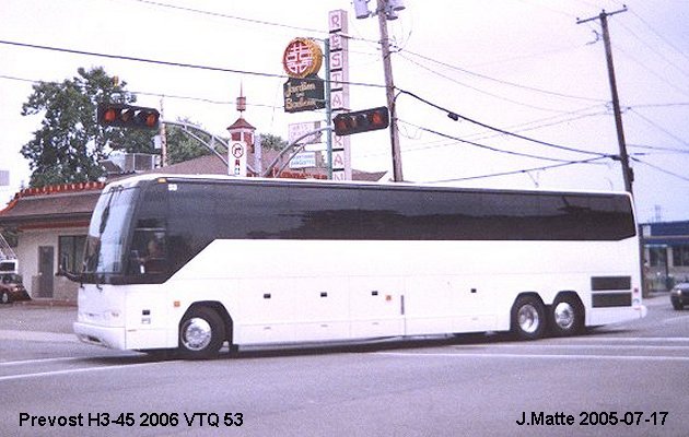 BUS/AUTOBUS: Prevost H3-45 2006 T.V.Q.