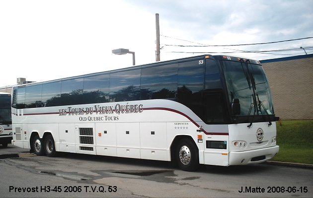 BUS/AUTOBUS: Prevost H3-45 2006 T.V.Q.