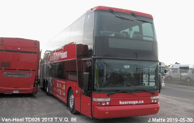 BUS/AUTOBUS: Van Hool TD925 2013 T.V.Q.