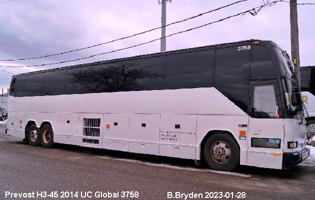 BUS/AUTOBUS: Prevost H3-45 2000 UC-Global
