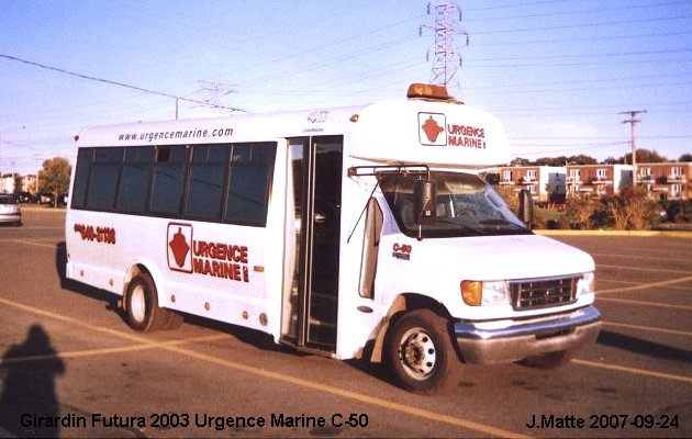 BUS/AUTOBUS: Girardin Futura 2003 Urgence Marine