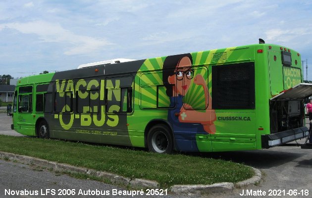 BUS/AUTOBUS: Novabus LFS 2006 Autobus Beaupré