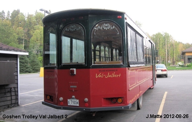 BUS/AUTOBUS: Goshen Trolley 2000 Val Jalbert