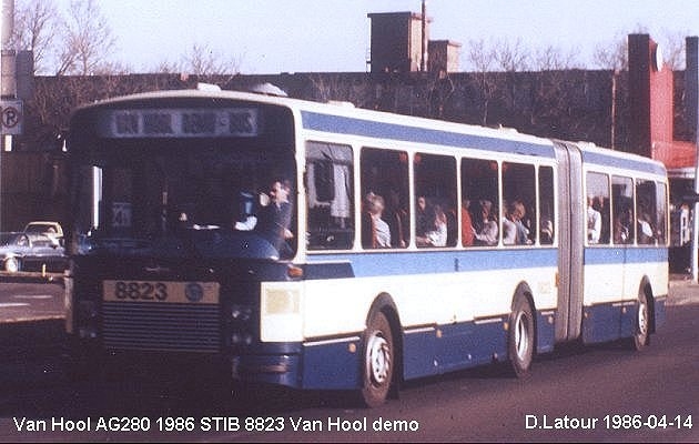 BUS/AUTOBUS: Van Hool AG280 1986 Van-Hool