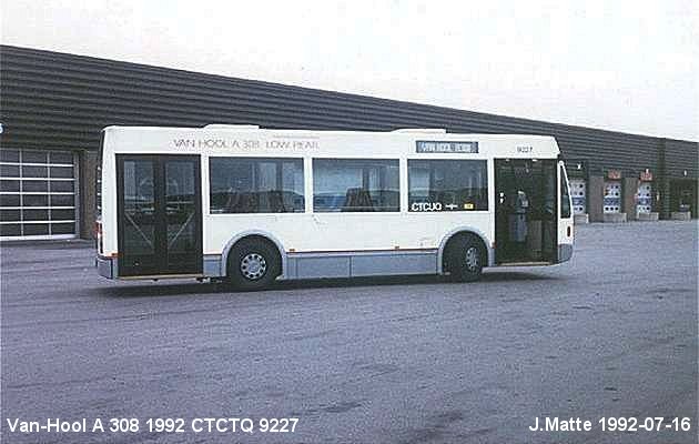 BUS/AUTOBUS: Van Hool A308 1992 Van-Hool/CTCUQ