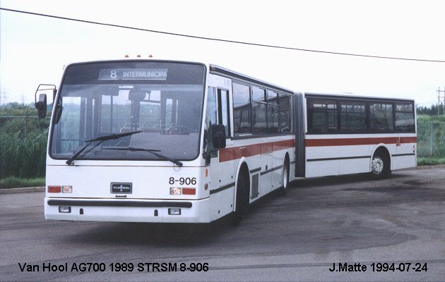 BUS/AUTOBUS: Van Hool AG700 1989 STRSM