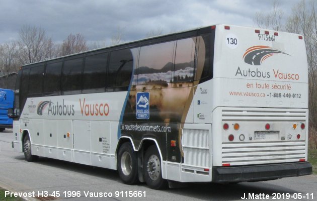 BUS/AUTOBUS: Prevost H3-45 1996 Vausco