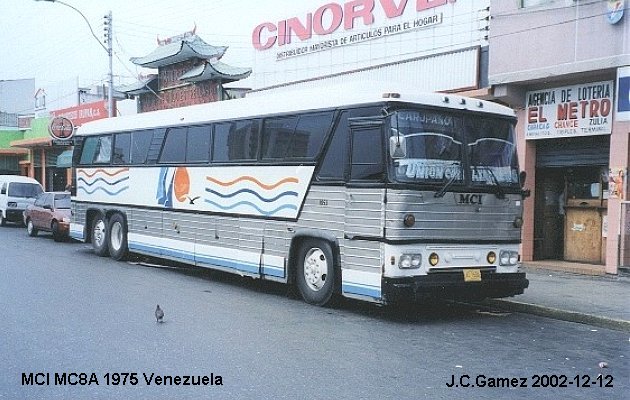 BUS/AUTOBUS: MCI MC 8 A 1975 Venezuela