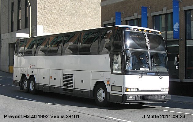 BUS/AUTOBUS: Prevost H3-40 1992 Veolia