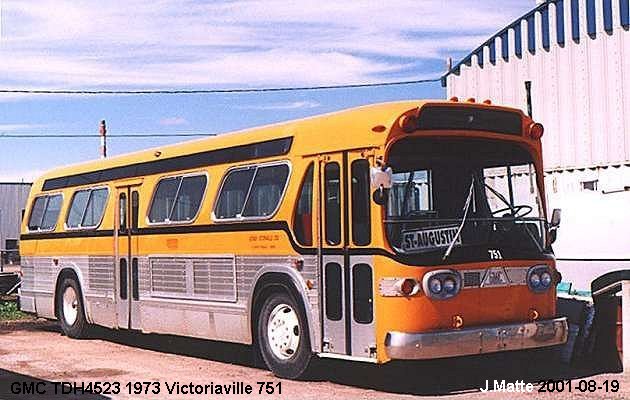 BUS/AUTOBUS: GMC TDH 4523 1973 Victoriaville Autobus