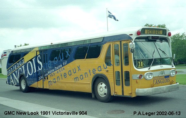 BUS/AUTOBUS: GMC New Look 1981 Victoriaville