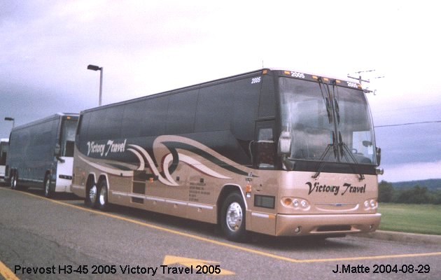 BUS/AUTOBUS: Prevost H3-45 2005 Victory Travel