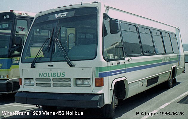 BUS/AUTOBUS: Weeled Coach Midsize 1993 Viens/Nolibus