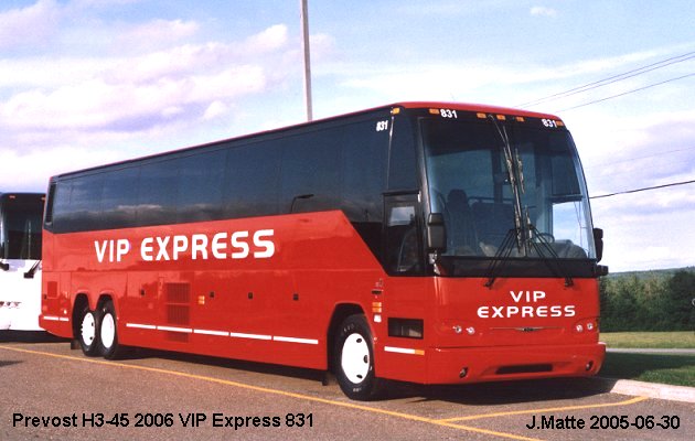 BUS/AUTOBUS: Prevost H3-45 2006 VIP Express