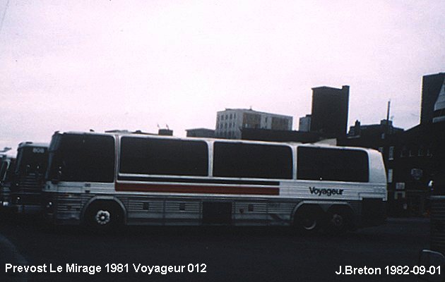 BUS/AUTOBUS: Prevost Le Mirage 1981 Voyageur