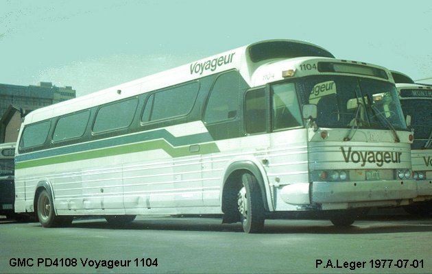 BUS/AUTOBUS: GMC PD4108 1976 Voyageur
