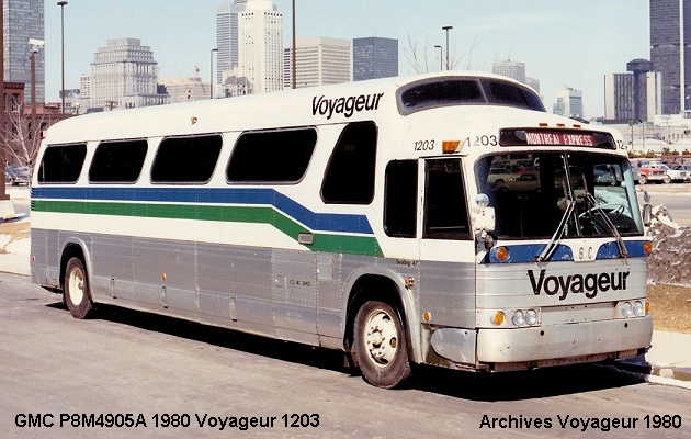 BUS/AUTOBUS: GMC P8M4905A 1980 Voyageur