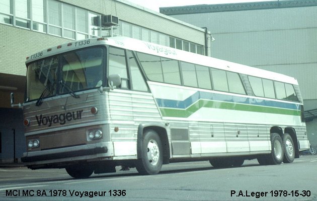 BUS/AUTOBUS: MCI MC8 A 1978 Voyageur